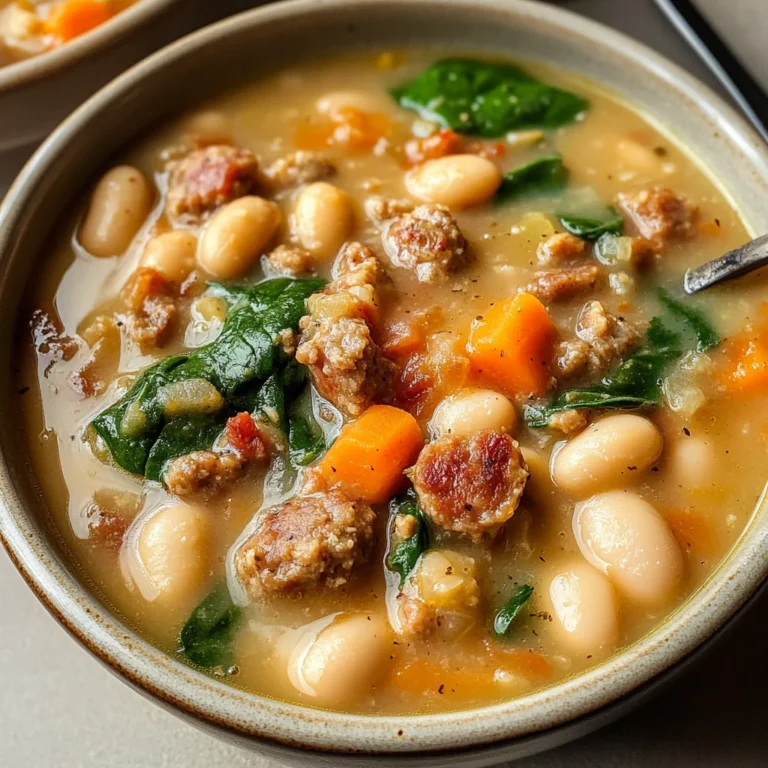 Italian Sausage White Bean Soup