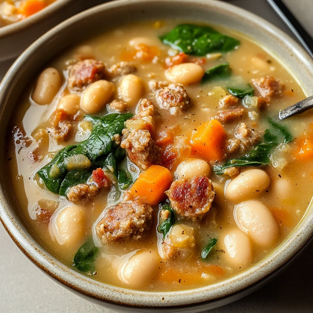 Italian Sausage White Bean Soup