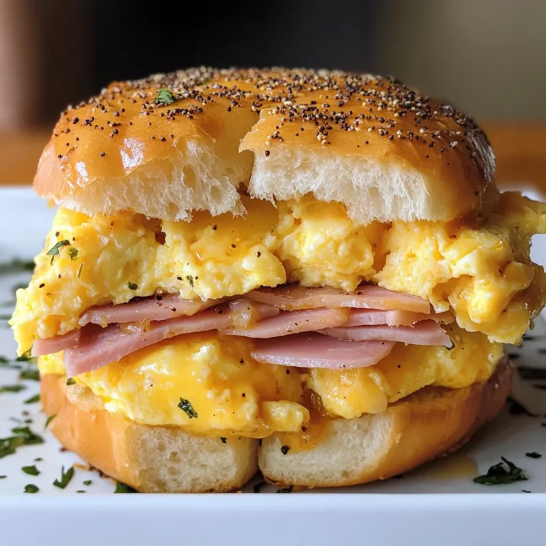 Make Ahead Breakfast Sandwich