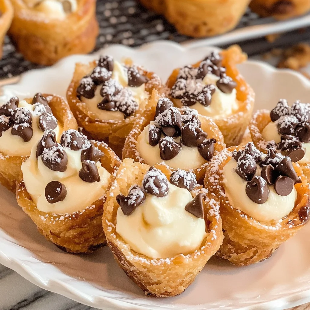 Mini Cannoli Cups