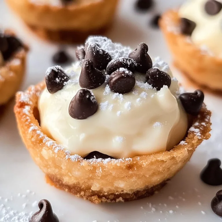 Mini Cannoli Cups
