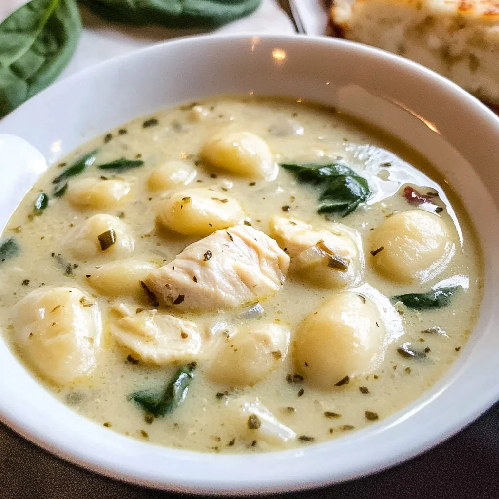 Olive Garden Chicken Gnocchi Soup