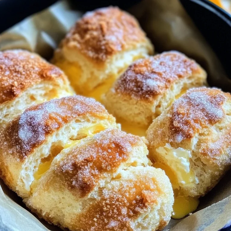 Orange Cream Cheese Filled Pull Aparts