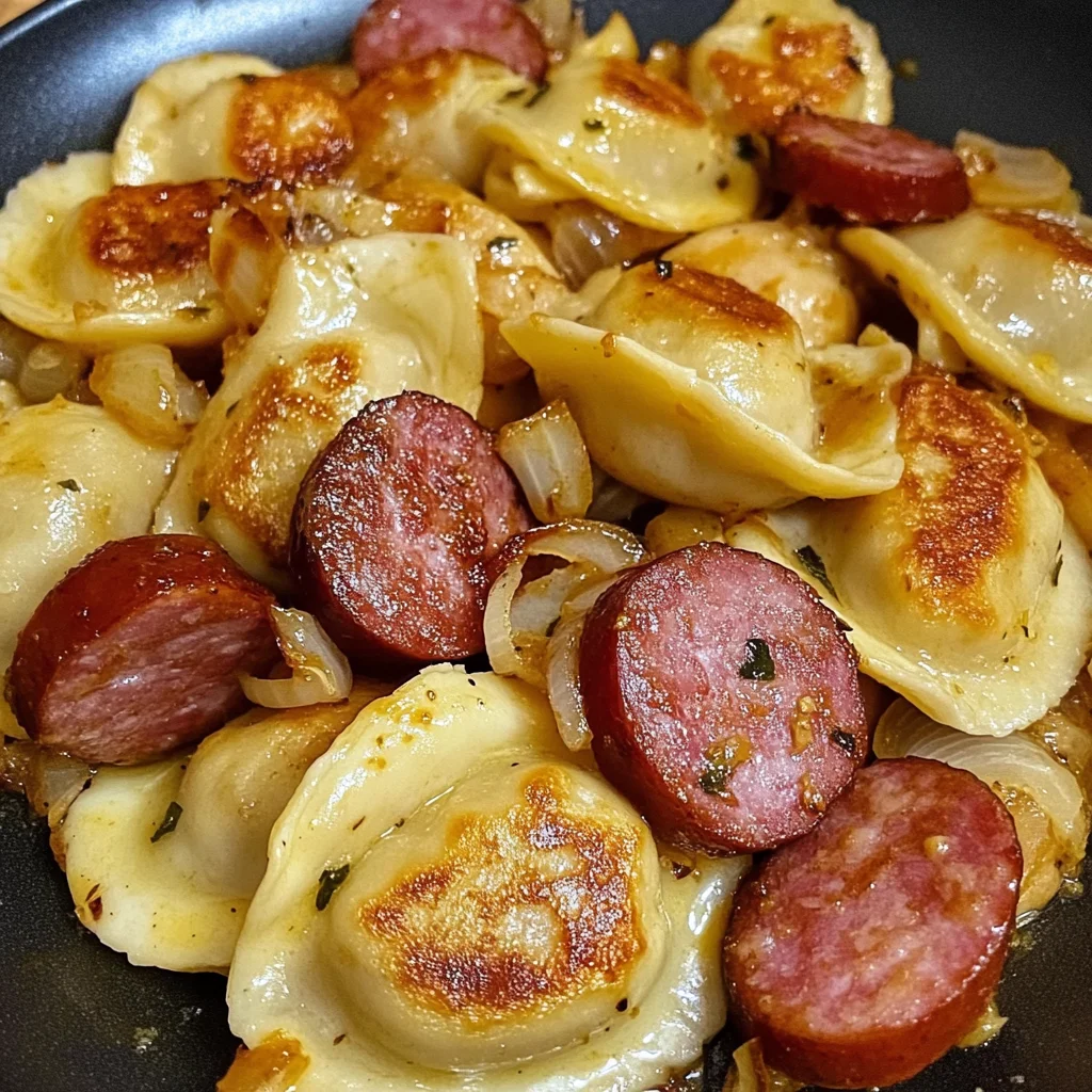 Pierogies and Kielbasa