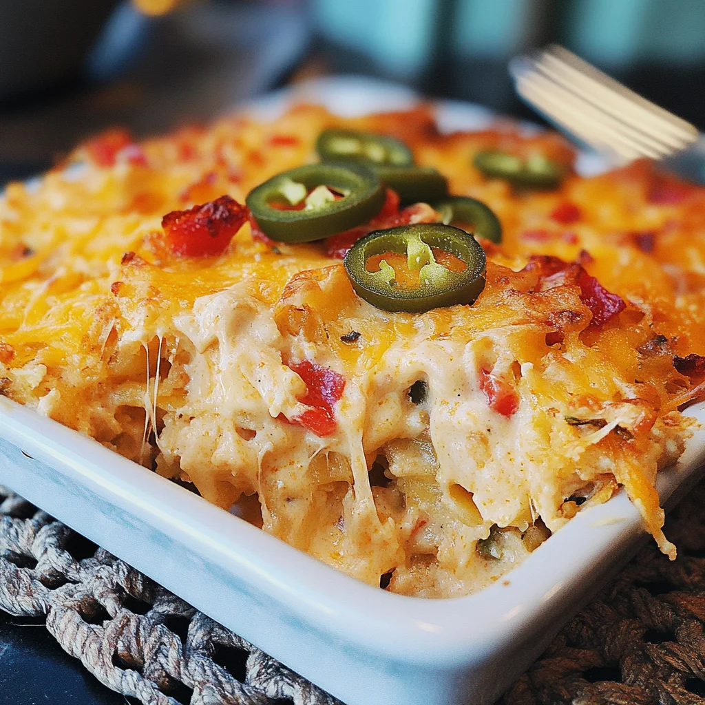 Pimento Cheese Hash Brown Casserole