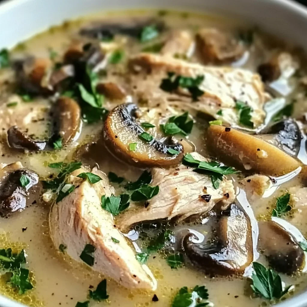 Rotisserie Chicken Mushroom Soup