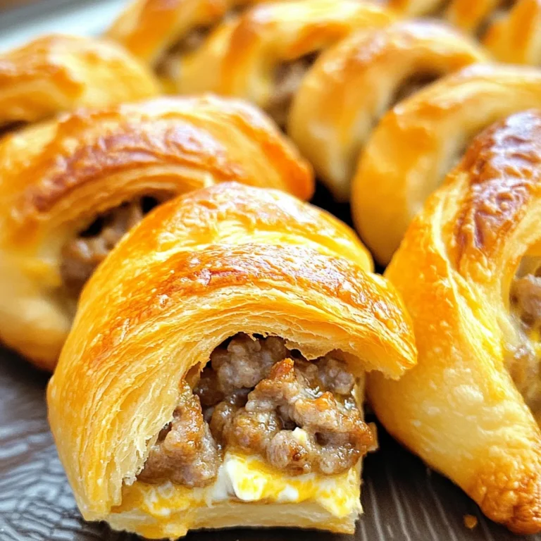 Sausage Cream Cheese Crescents