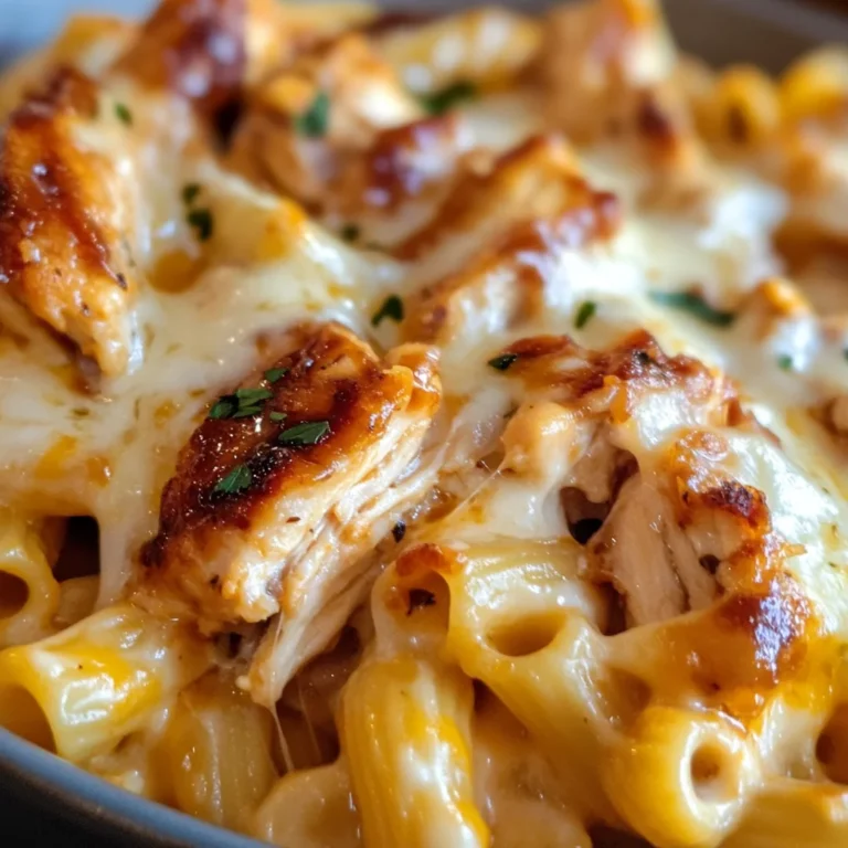BBQ Chicken Mac and Cheese