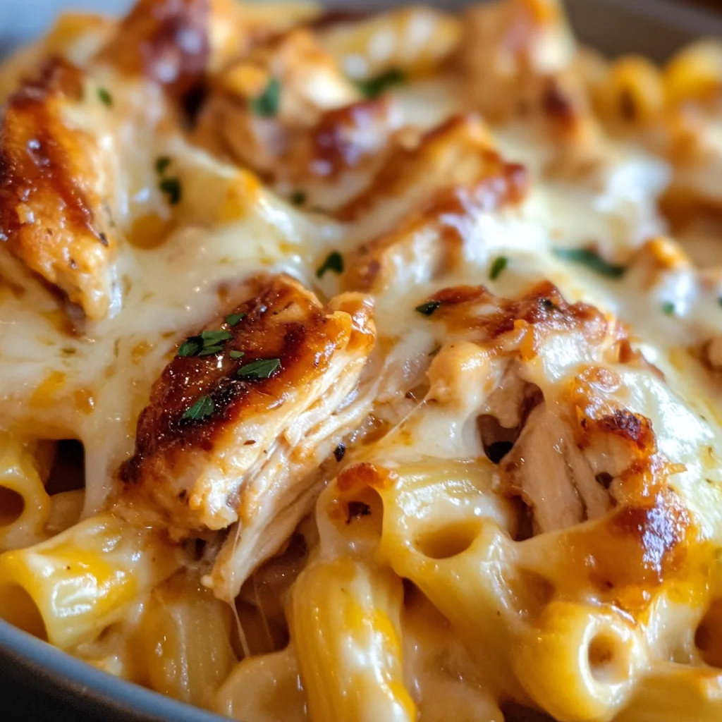 BBQ Chicken Mac and Cheese