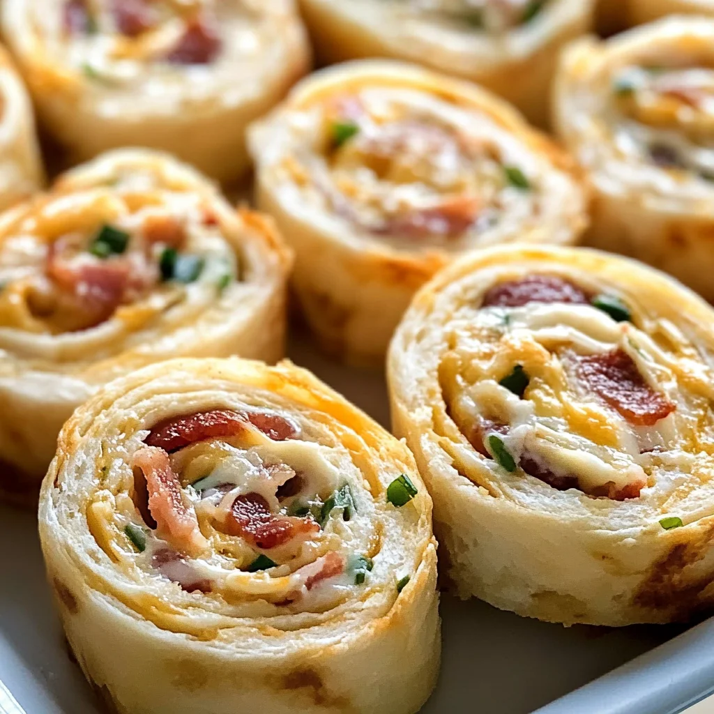 Bacon Cheddar Ranch Pinwheels