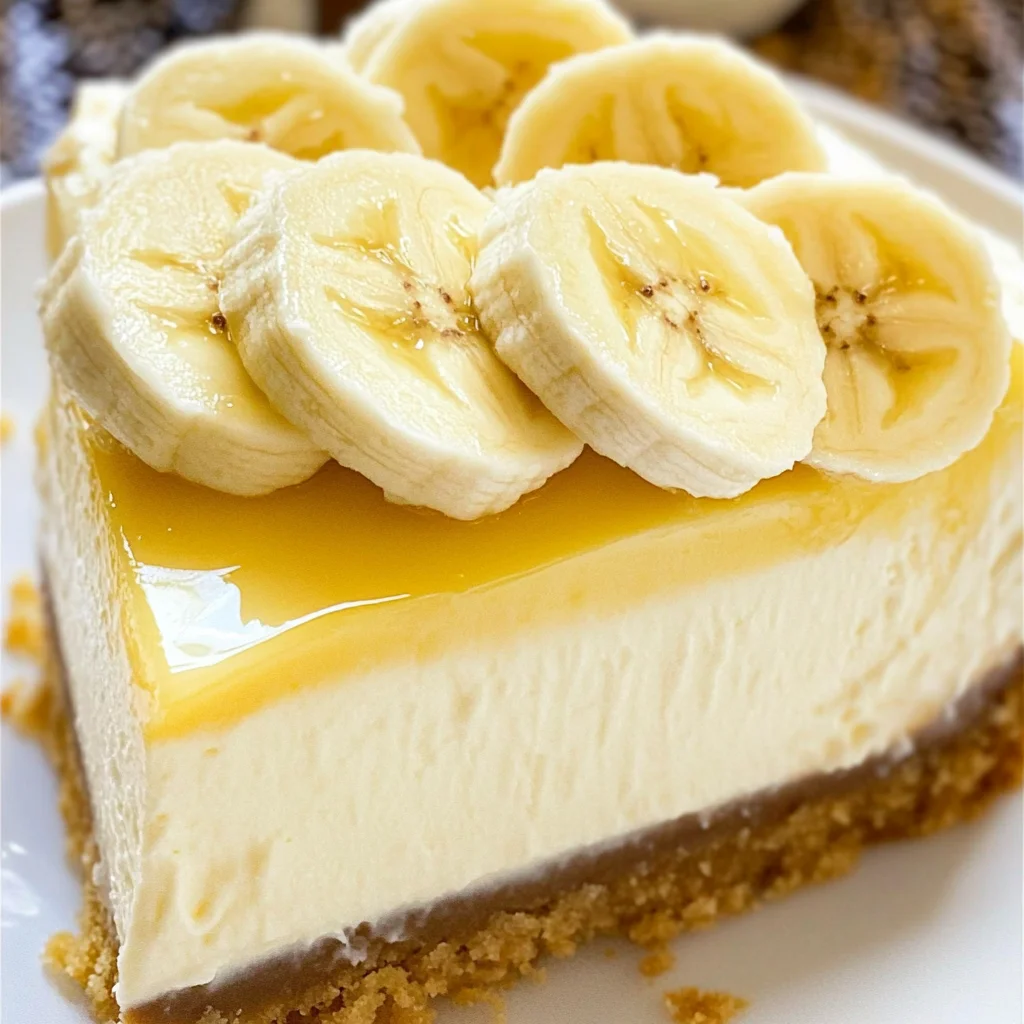 Banana Cream Cheesecake