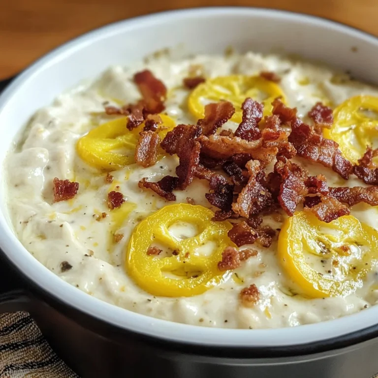 Banana Pepper and Bacon Hot Dip