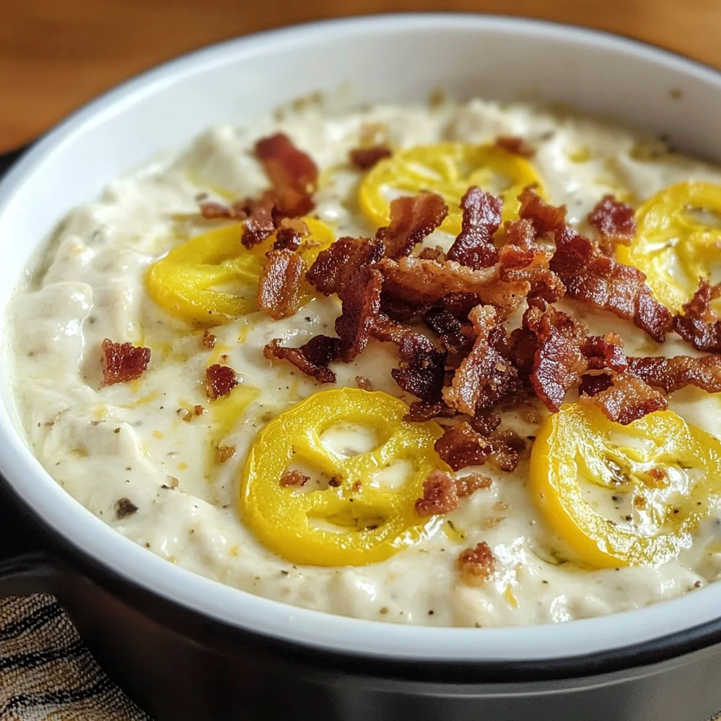 Banana Pepper and Bacon Hot Dip