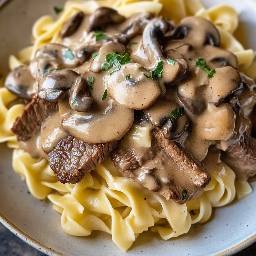 Beef Stroganoff