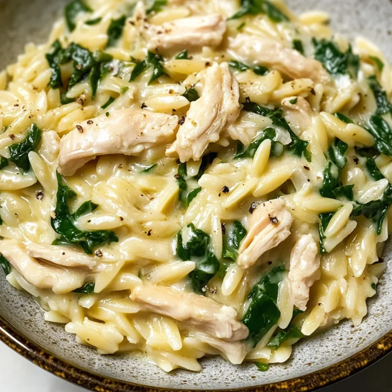 Boursin Orzo with Chicken