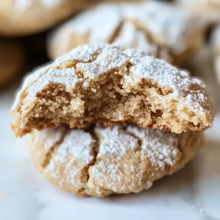 Brown Butter Cinnamon Crinkle Cookies