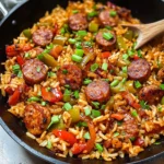 Cajun Rice and Sausage Skillet