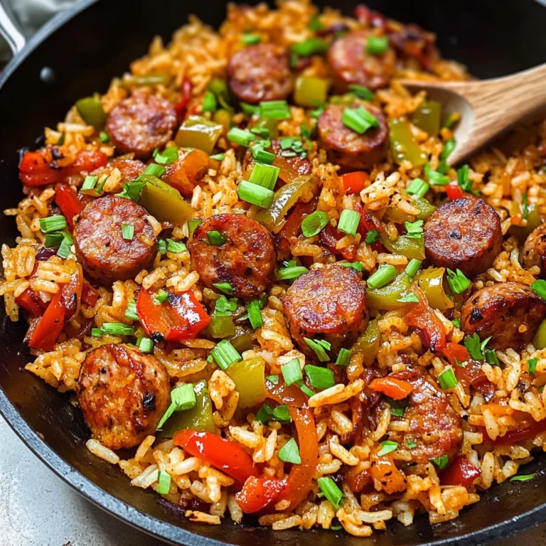 Cajun Rice and Sausage Skillet