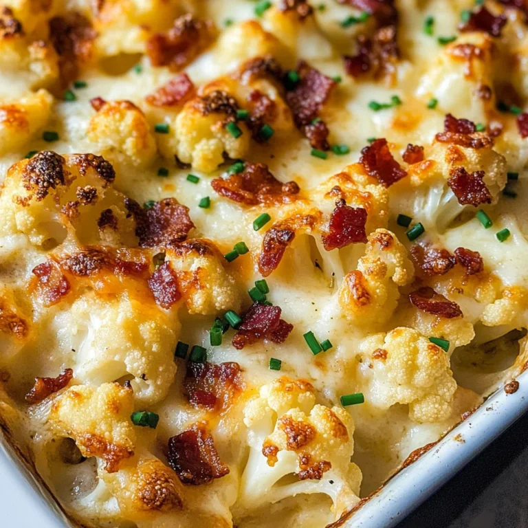 Cheesy Cauliflower Bake