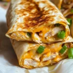 Cheesy Garlic Chicken Wraps Recipe (Easy, Crispy, and Flavor-Packed)