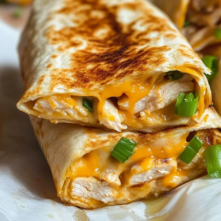 Cheesy Garlic Chicken Wraps Recipe (Easy, Crispy, and Flavor-Packed)