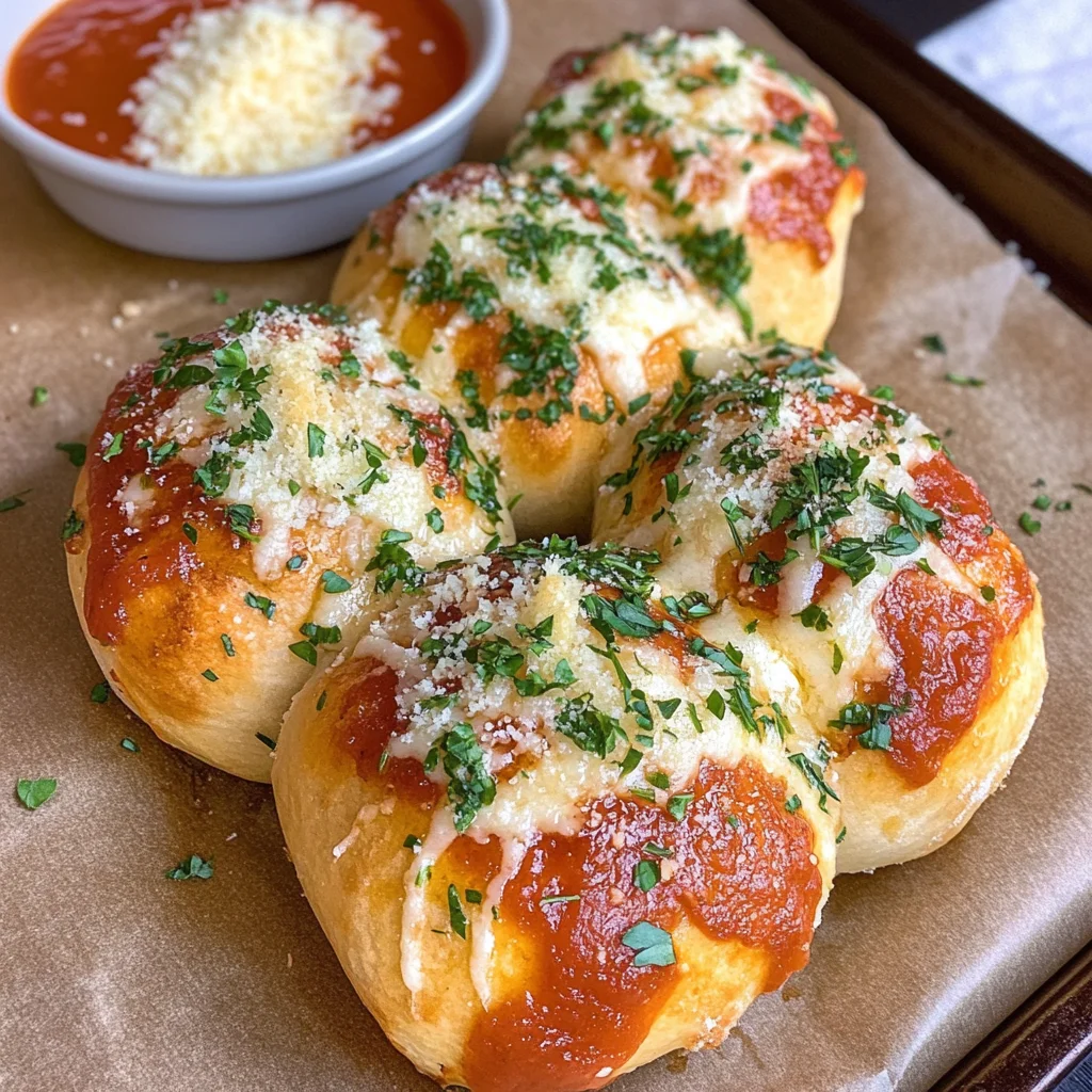 Cheesy Stuffed Garlic Bread Rolls