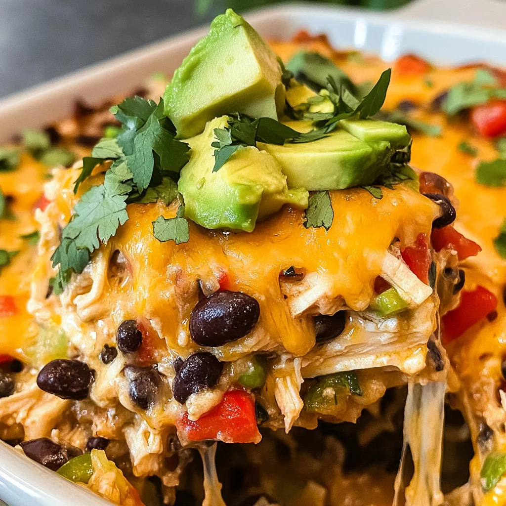 Chicken Burrito Casserole