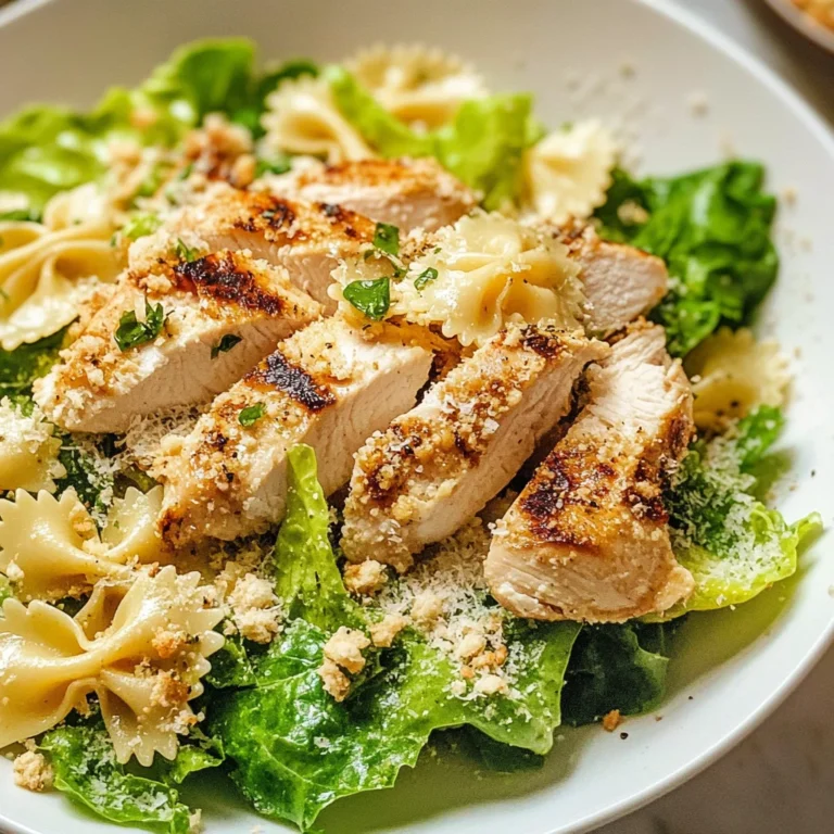 Chicken Caesar Pasta Salad