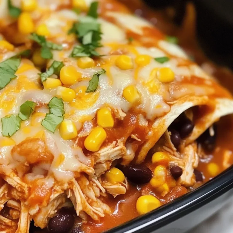 Chicken Enchiladas {Slow Cooker Recipe}