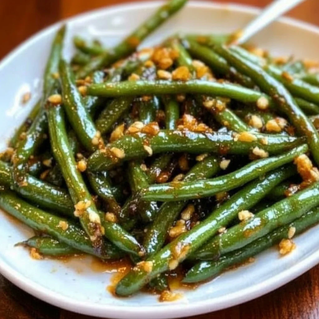 Chinese Green Beans With Garlic Sauce
