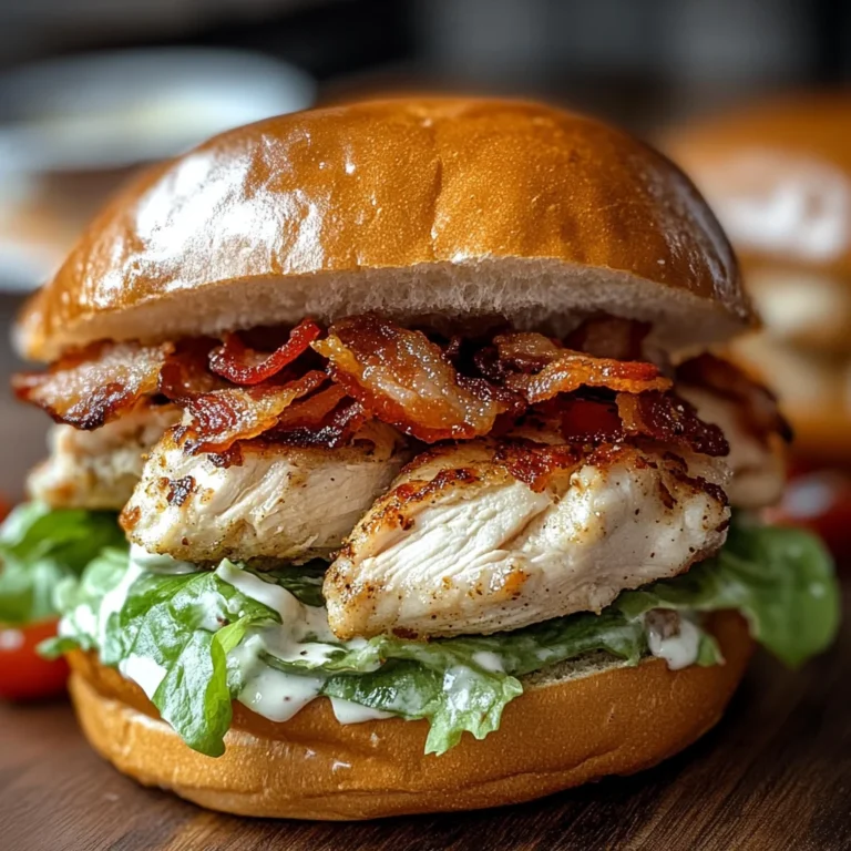 Chopped Chicken Bacon Ranch Sandwich Recipe