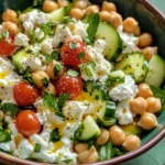 Cottage Cheese and Chickpea Salad