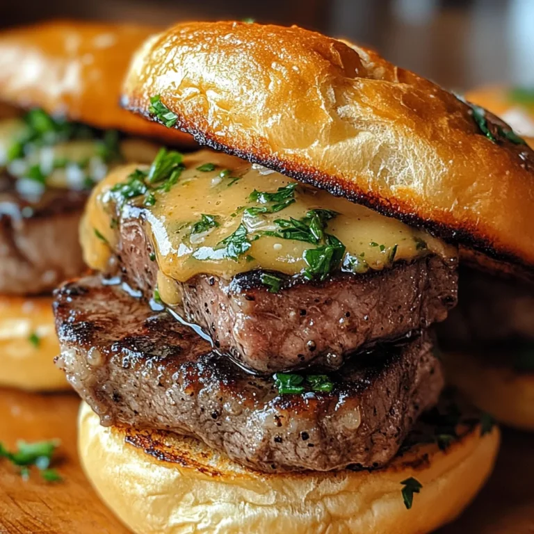 Cowboy Butter Steak Sliders