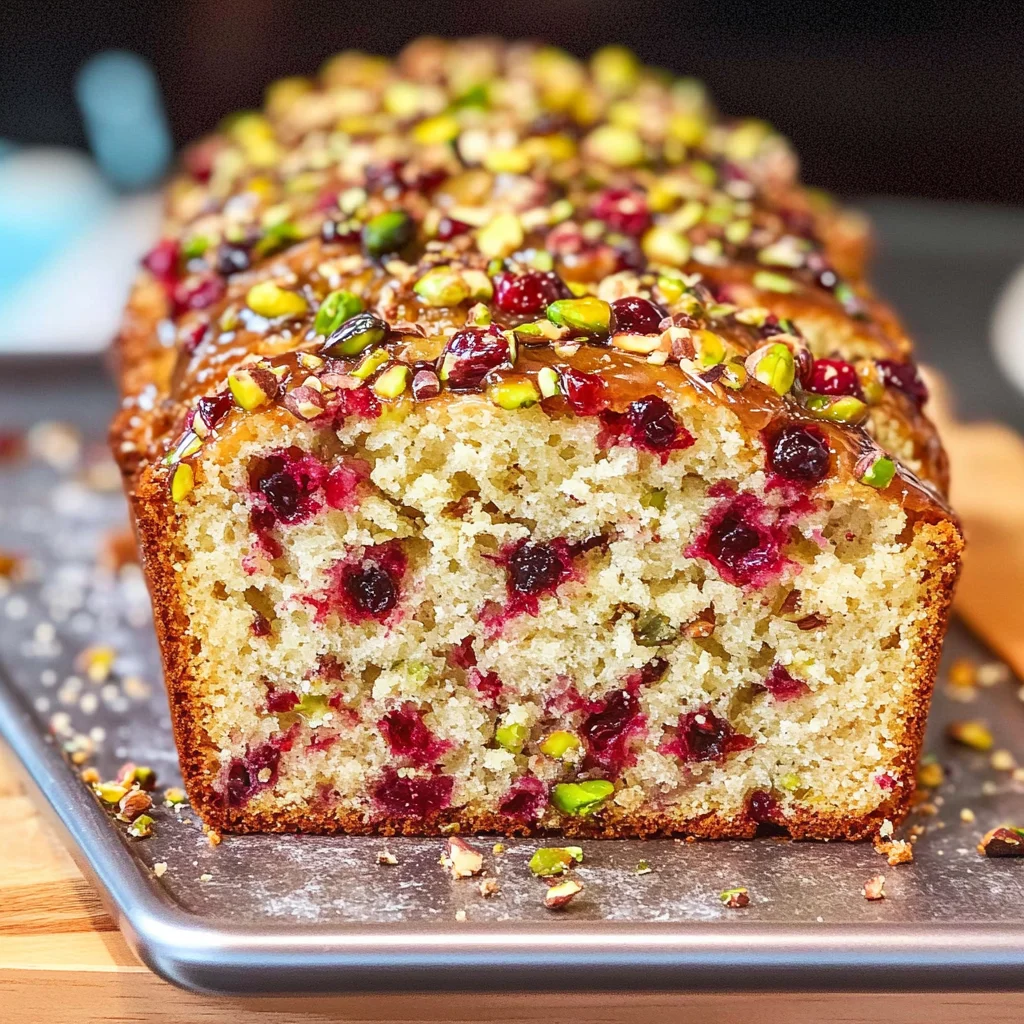 Cranberry Pistachio Bread Recipe