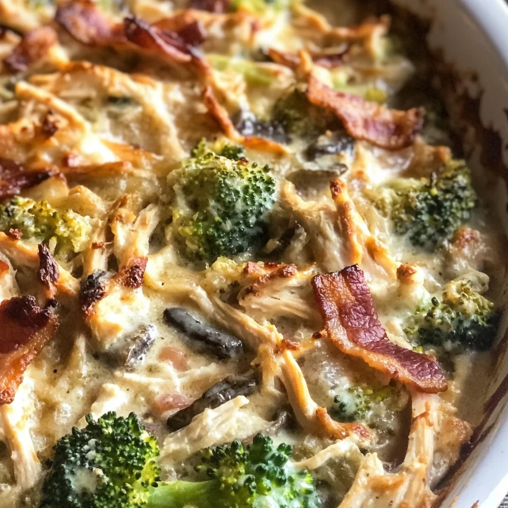 Creamy Dijon Chicken Casserole: Whole30, Paleo, Gluten-Free, Dairy-Free