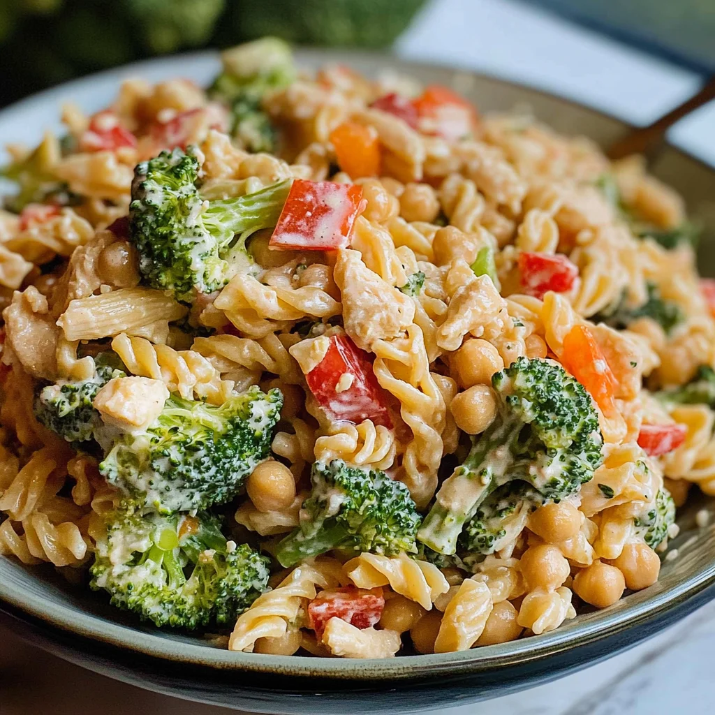 Creamy Ranch Protein Pasta Salad