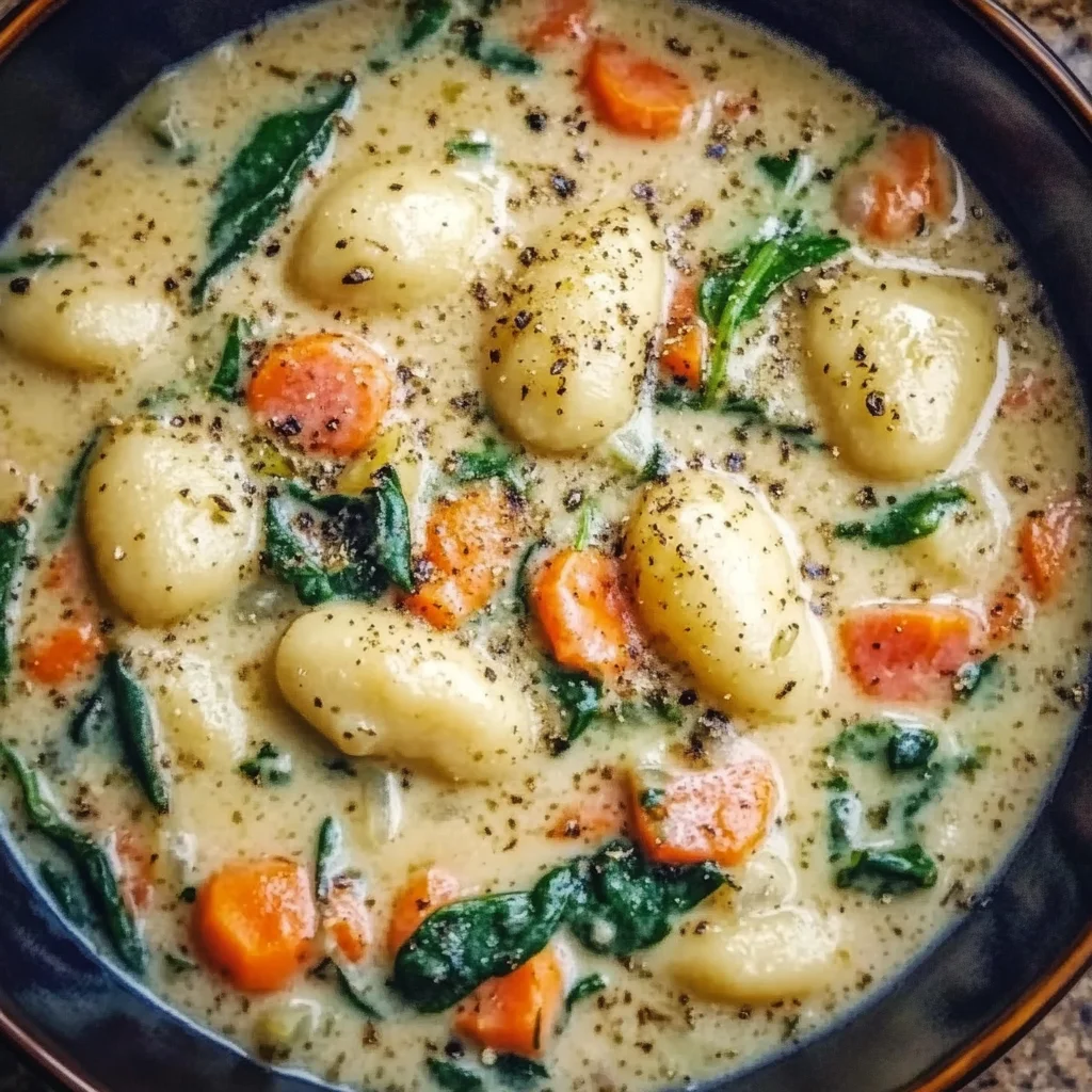 Creamy Vegetarian Gnocchi Soup