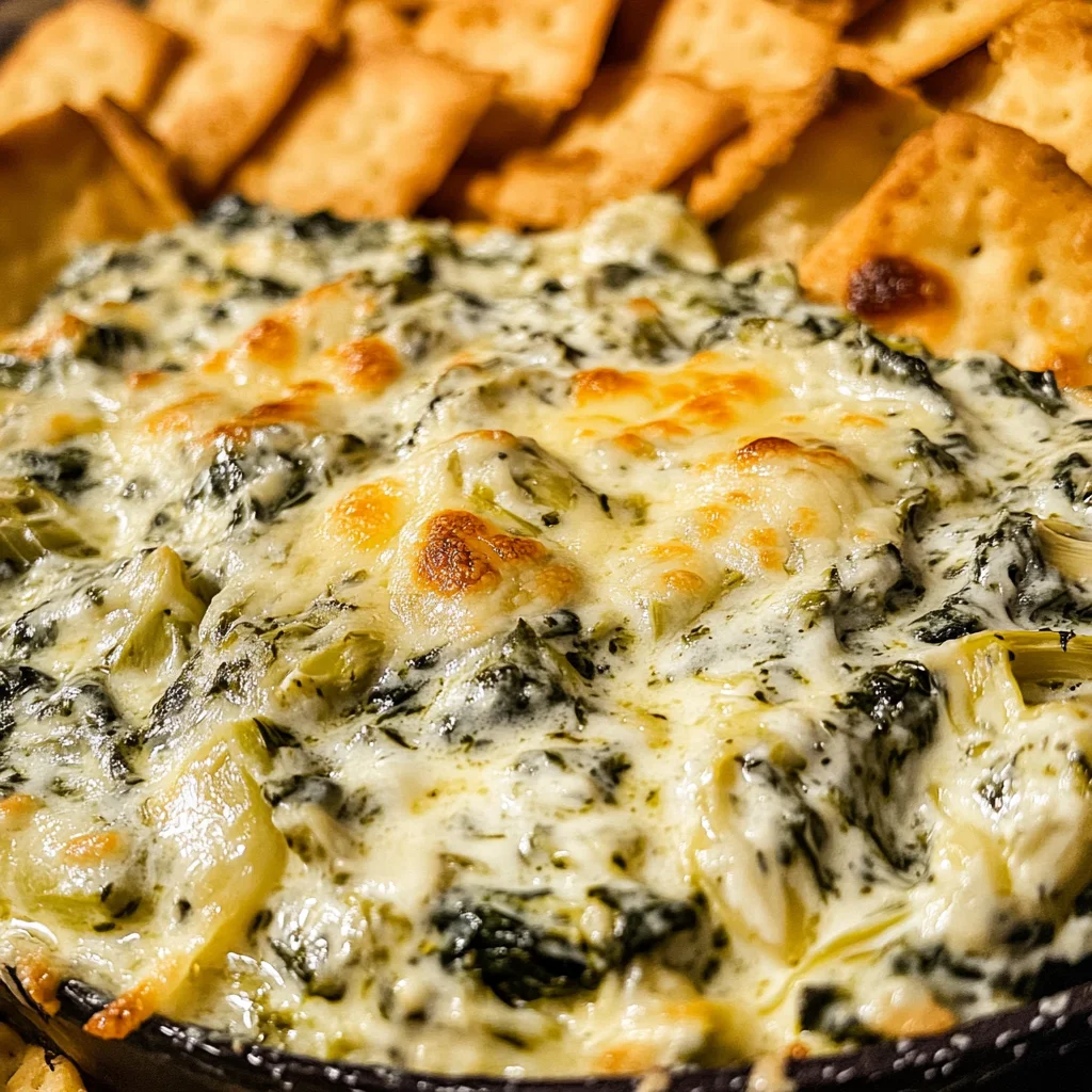 Crock Pot Spinach Artichoke Dip