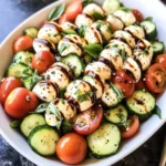Cucumber Caprese Salad