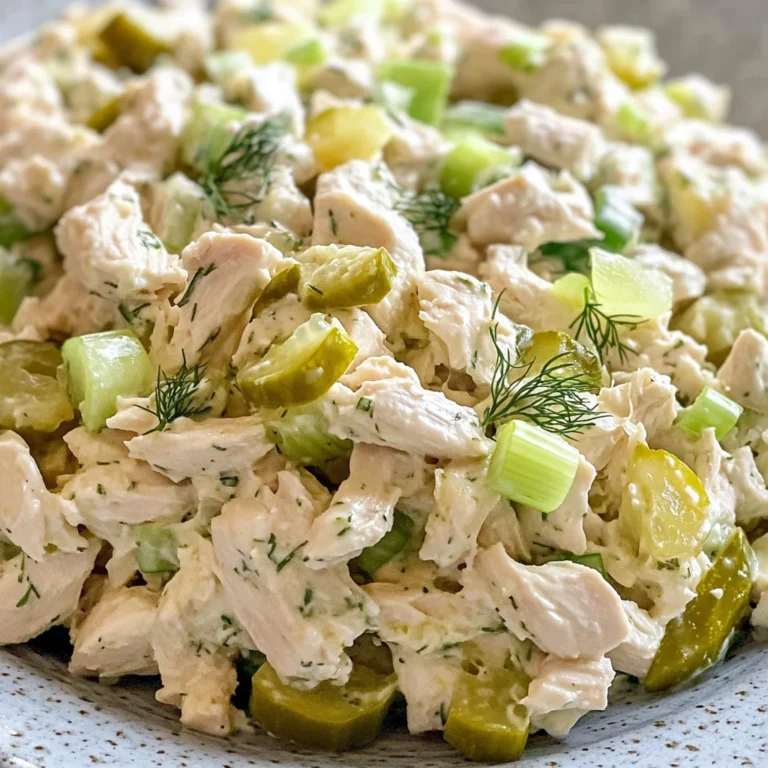Dill Pickle Chicken Salad