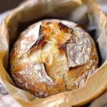 Dutch Oven No Knead Crusty Bread