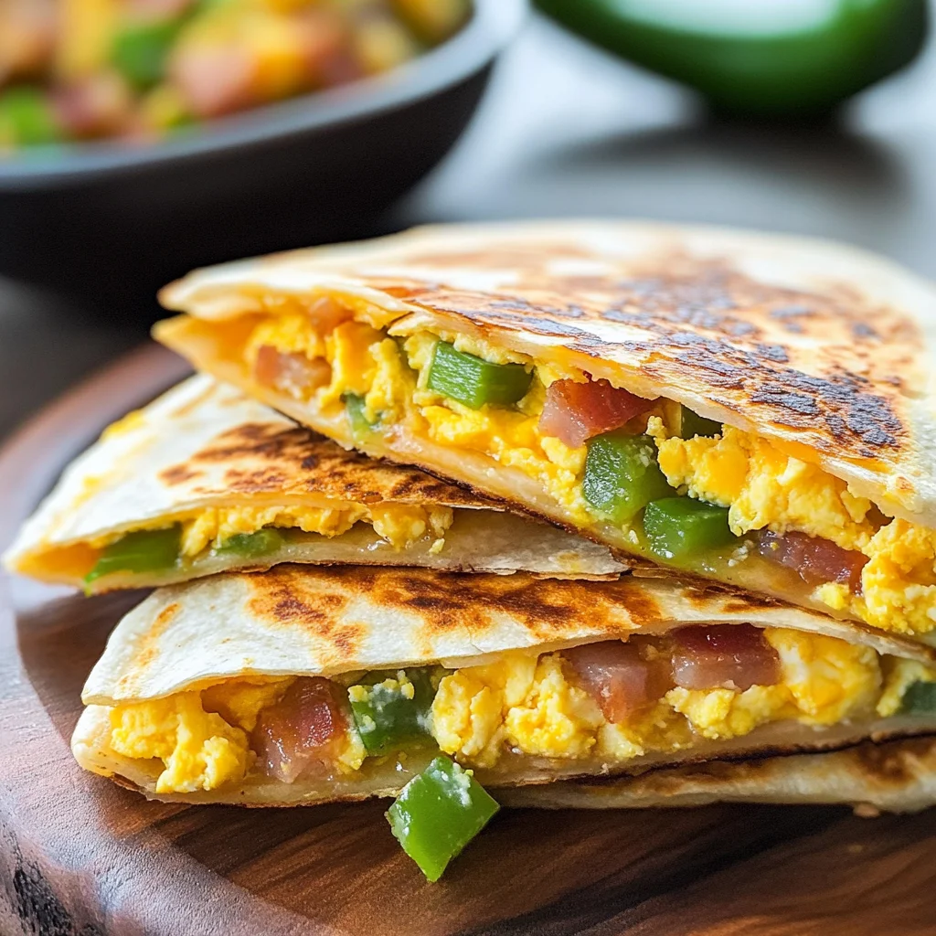 Easy Breakfast Quesadillas