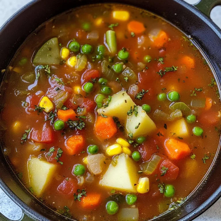 Easy Vegetable Soup Recipe