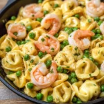Garlic Shrimp Tortellini Toss