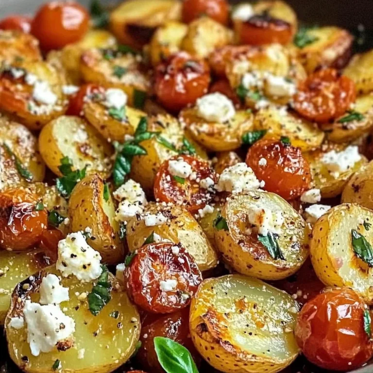 Healthy Baked Feta Potatoes : Easy Potatoes