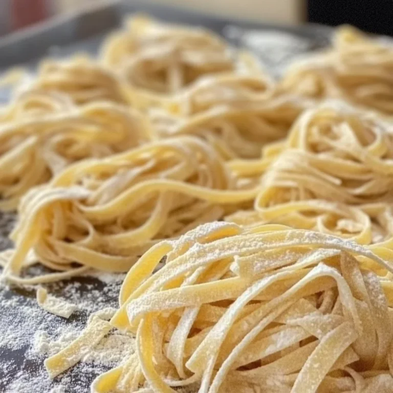 Homemade Italian Pasta Noodles Recipe