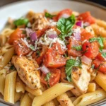 Instant Pot Bruschetta Chicken Pasta