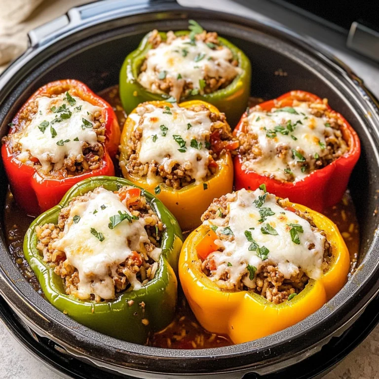Instant Pot Stuffed Bell Peppers