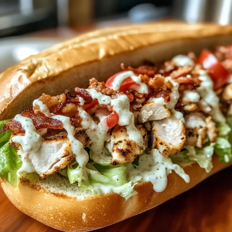 Irresistible Chopped Chicken Bacon Ranch Sub in 30 Minutes