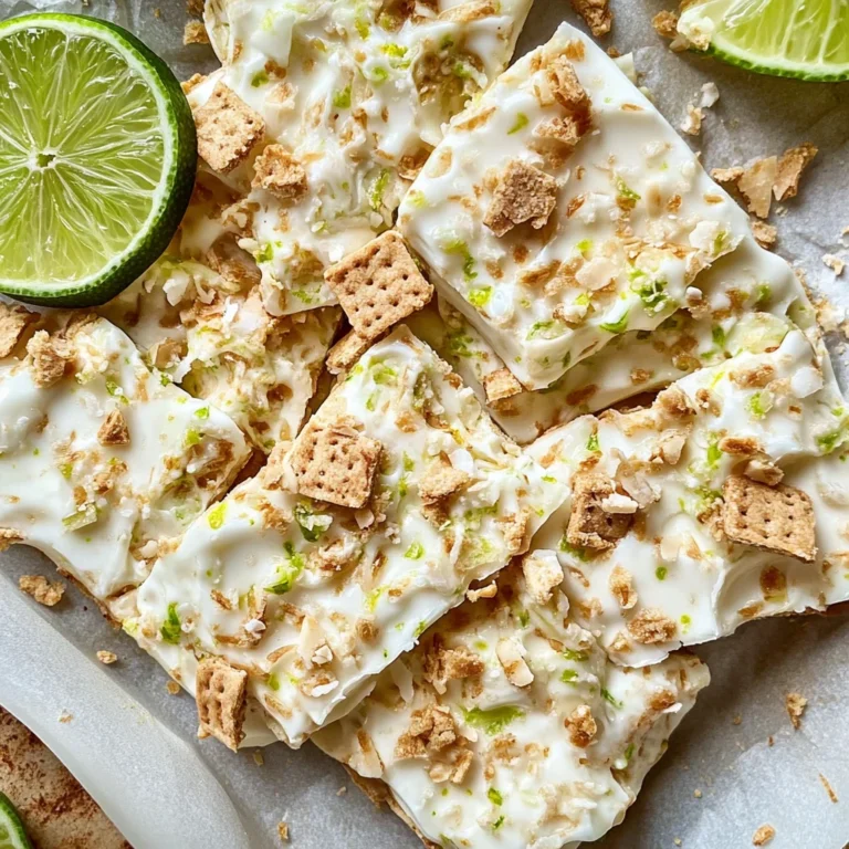 Key Lime Pie Yogurt Bark Recipe